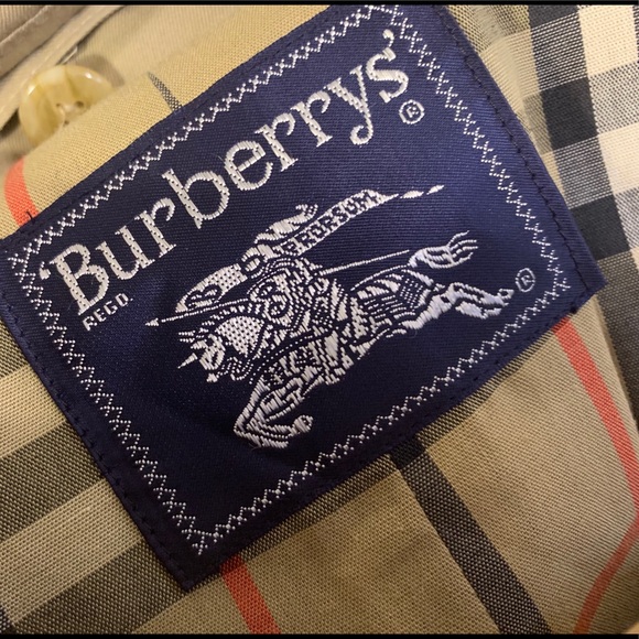 BURBERRY Long Kensington Trench w/ Removable Warm Lining Vintage Sz 44L - Picture 4 of 15